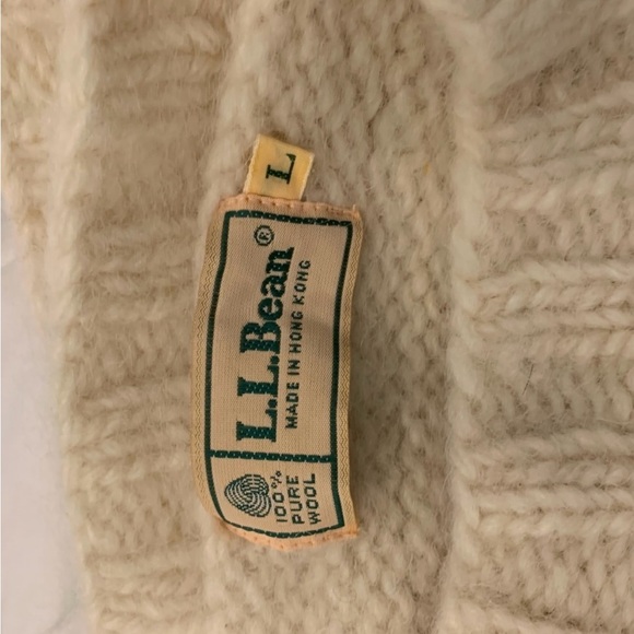 Vintage 80s LL Bean Snowflake Sweater - Picture 6 of 6